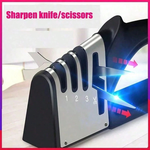 Knife sharpener premium - 4-in-1,