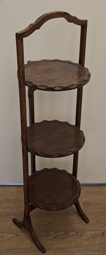Antique tier wooden cake - antique,