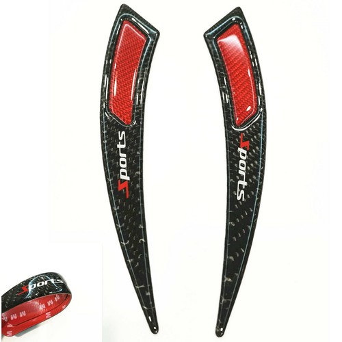 2pcs sports carbon fiber car - 2pcs,