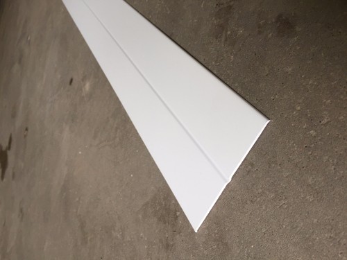 Upvc white flexi angle trim - white,