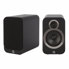 Q ACOUSTICS 3010i COPPIA DI DIFFUSORI DA SCAFFALE BLACK NUOVI DA ESPOSIZI