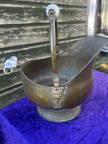 Vintage copper coal - copper, log