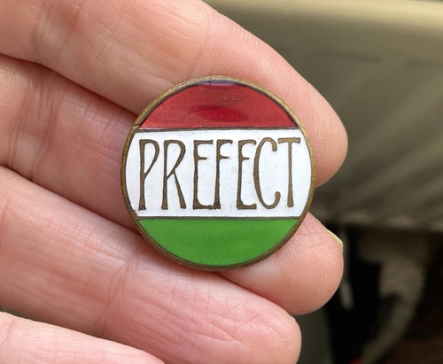 Vintage antique prefect enamel - prefect,