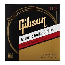 Gibson Phosphor Bronze Acoustic Guitar Strings (.011 - .052)