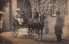 POSTCARD   PONY & TRAP   ANIMATED SCENE   1909 SOMERSET  ?     RP