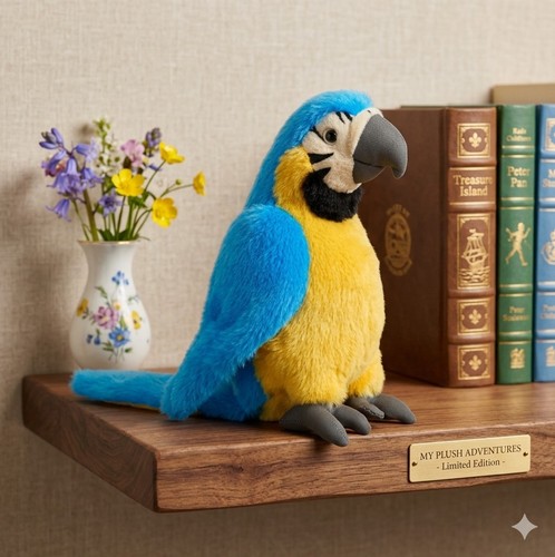Adorable parrot animal plush - animal,