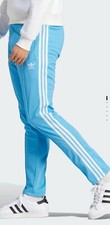 Sz M Adidas Adicolor Classics Beckenbauer  Track Pants Semi Blue Burst Bottoms