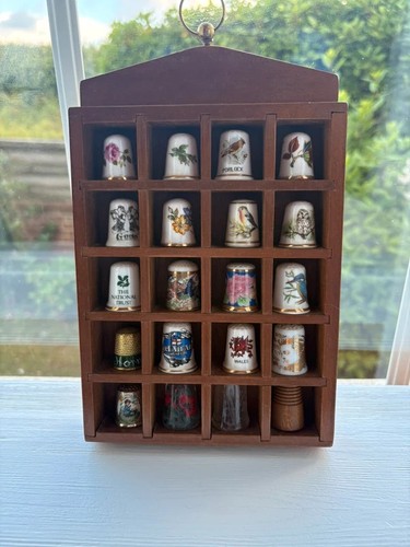 Vintage thimble display - vintage,