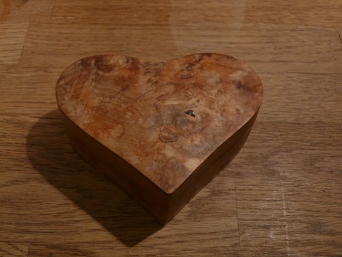 Vintage wooden heart - wooden, shaped
