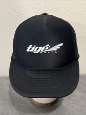 Cobra Tige Boats Black Adjustable Snapback Mesh Corded Baseball Cap