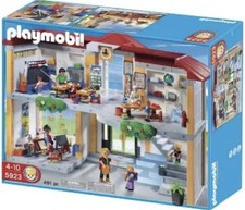 Playmobil 5923 School Building Playset 2012 Retired Set New In Box