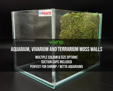 Freshwater Aquarium Moss Wall | Multiple Sizes + Colours | Perfect for Shrimp