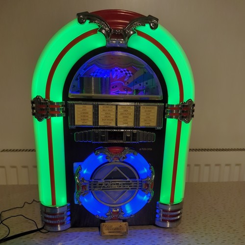 Steepletone mini led jukebox - led,
