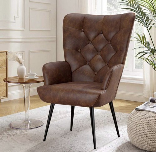 1pc velvet lounge chair living - lounge,