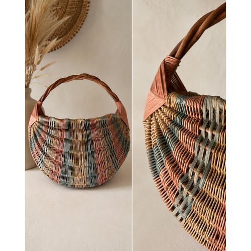 Vintage wicker wall hanging - wall,