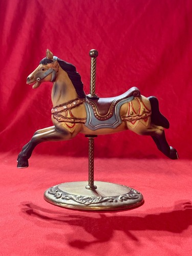 Porcelain carousel horse a - porcelain,