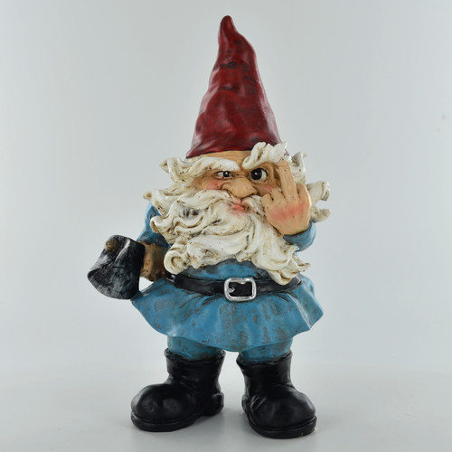 Gnomes middle finger - gnomes,