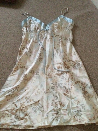 Baby blue floral satin - floral,