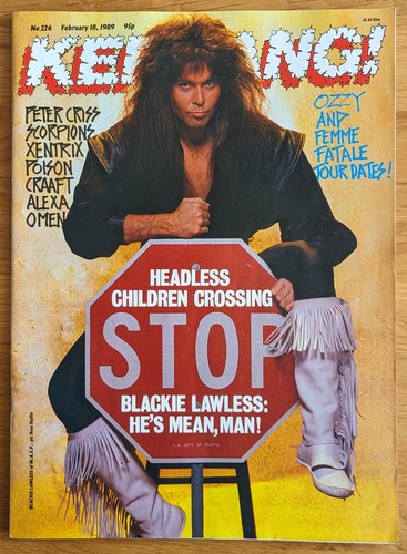Wasp kerrang issue 226 - kerrang!,