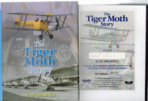 Tiger moth story - moth, alan