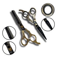 6.5" Professional HAIRDRESSING Scissors BARBER Hair Cutting Thinning Shears set