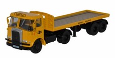 Oxford Diecast 76ATK003 Atkinson Borderer Flatbed Trailer British Rail