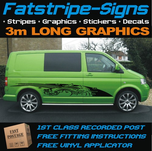 Camper van motorhome - van, graphics