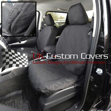 Fits Nissan Navara Np300 Double Cab Tailored Front Seat Covers 2016 on Black 242