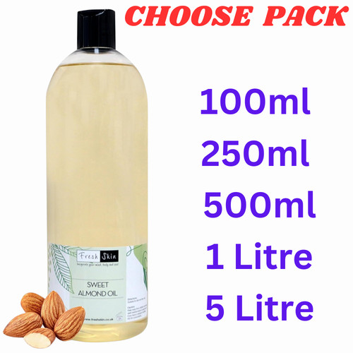Sweet almond oil pure - oil, natural