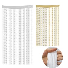 DIY Hanging Beaded String Curtains Room Divider Window Tassel Fly Screen Panel