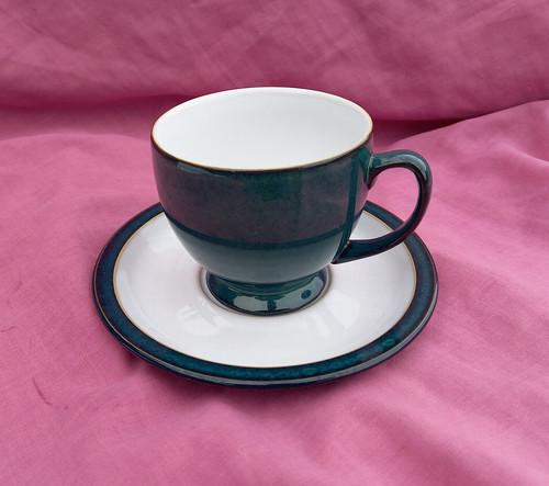 Denby greenwich teacup and - greenwich,