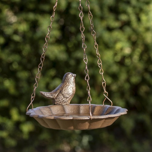 Cast iron hanging - cast, scalloped