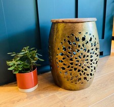 Side Coffee Table Indian Metal