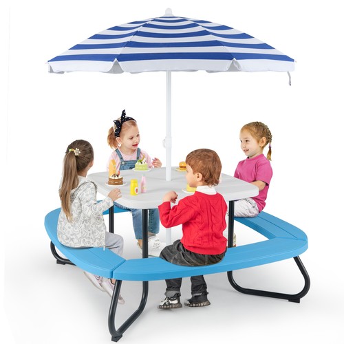 Kids picnic table seat - table,