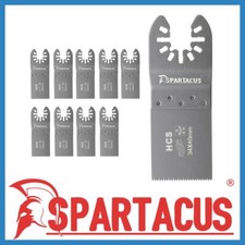 10 x Spartacus 34mm Oscillating Multi Tool Multitool Plunge Cutting Wood Blades