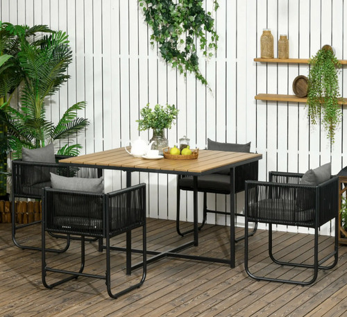 Rattan dining set seater - dining,