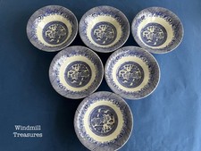 6 BARRATTS WILLOW PATTERN SOUP