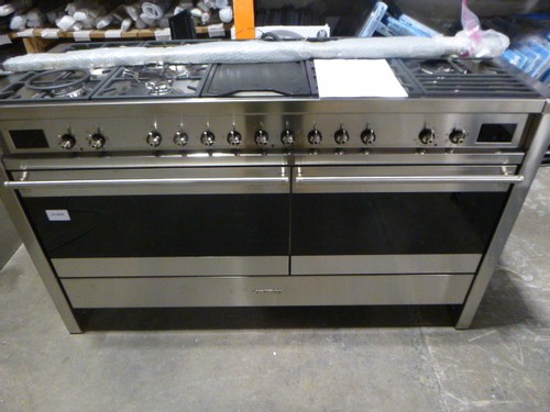 Smeg range cooker stainless - cooker,
