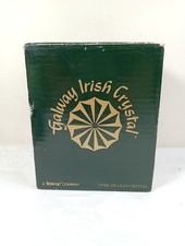 Galway Irish Crystal White Wine Glasses Shannon Set Of 4 Boxed Lead Crystal 