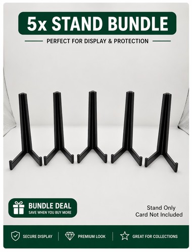 Black toploader card - 5x,