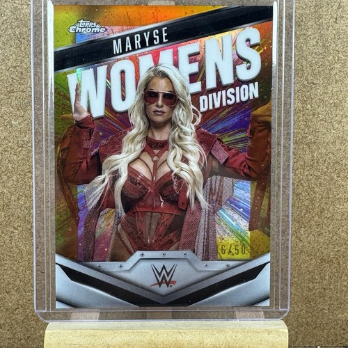 2025 topps chrome wwe maryse - chrome,