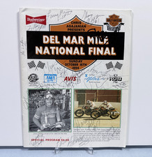 34 AUTOGRAPHS Vintage 1994 DEL MAR MILE National Final MOTORCYCLE RACE PROGRAM
