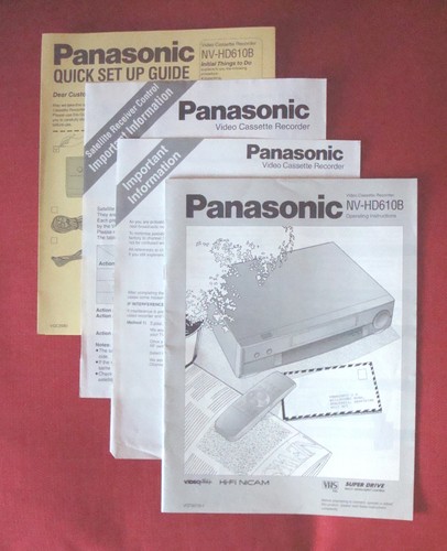 Panasonic video cassette - video,