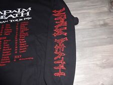 Napalm Death Sweatshirt Crew Neck Death Metal Grindcore Lock Up Obituary Grave