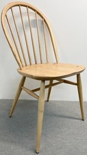 Ercol Windsor Upholstered Dining Chair Without Arms│Oak On Ash│Choice On Colours