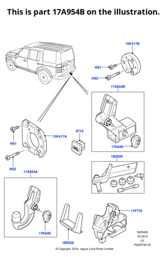 Land rover genuine hook - land,