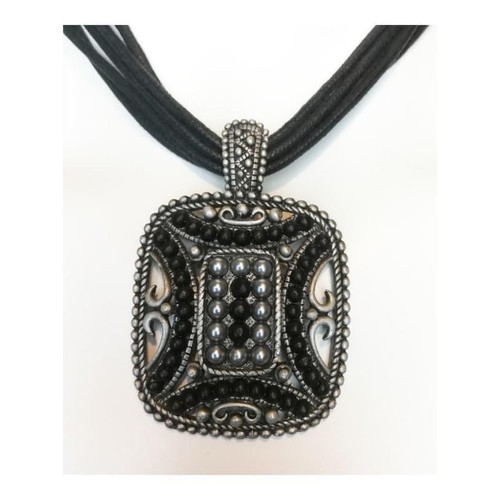 Black silver medium - silver, metal
