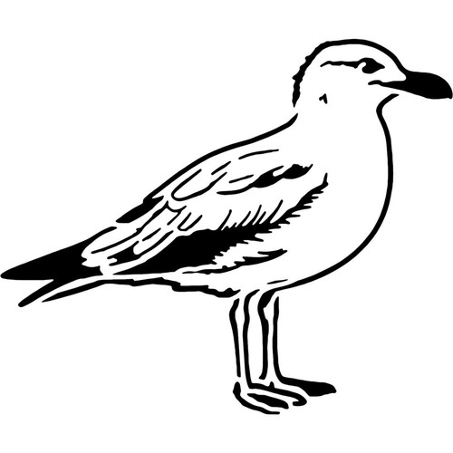 British seagull stencils - 'british, seagull'