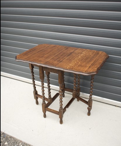 Antique drop leaf solid - antique, wood