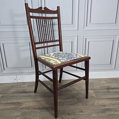 Antique edwardian chair wooden - edwardian,